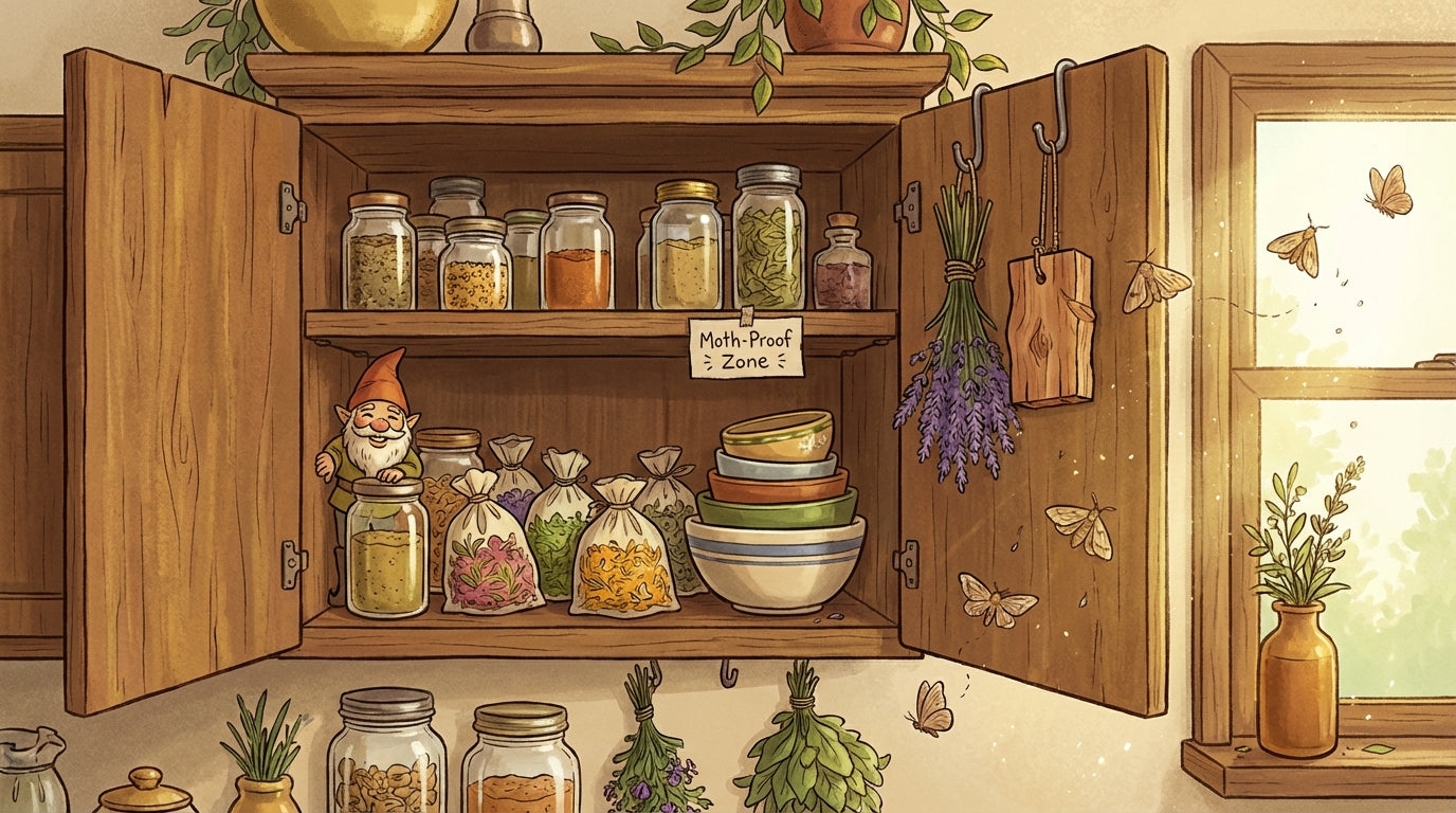 Cupboard Reset for Spring: Declutter, Laugh a Little & Outsmart Moths (Naturally)