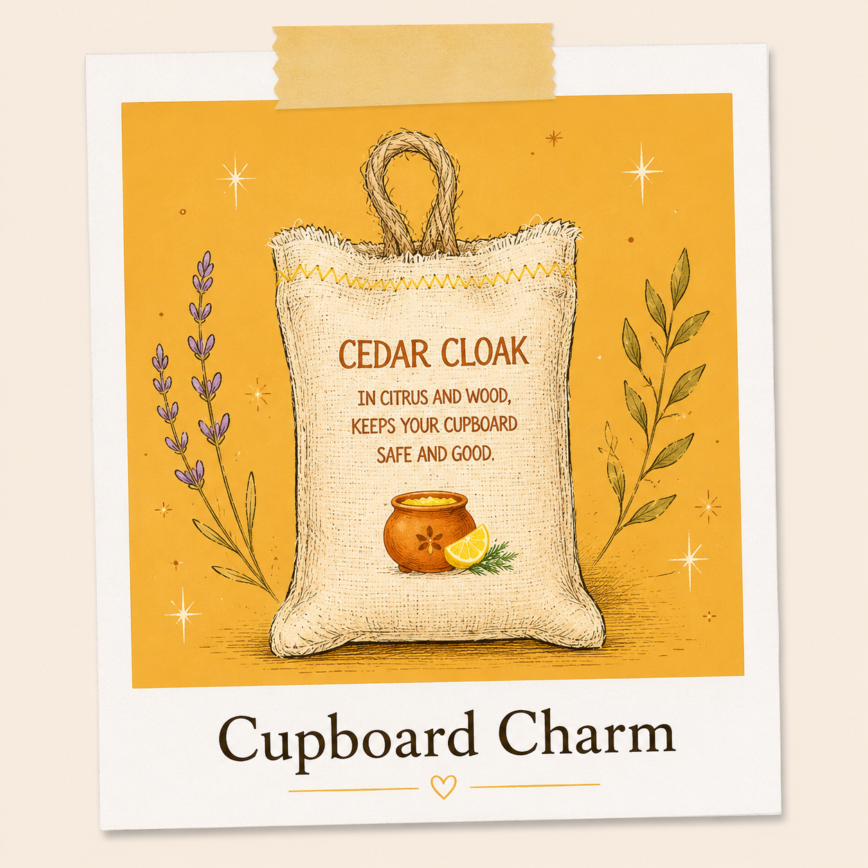 Wardrobe & Cupboard Freshener Charm Pouches