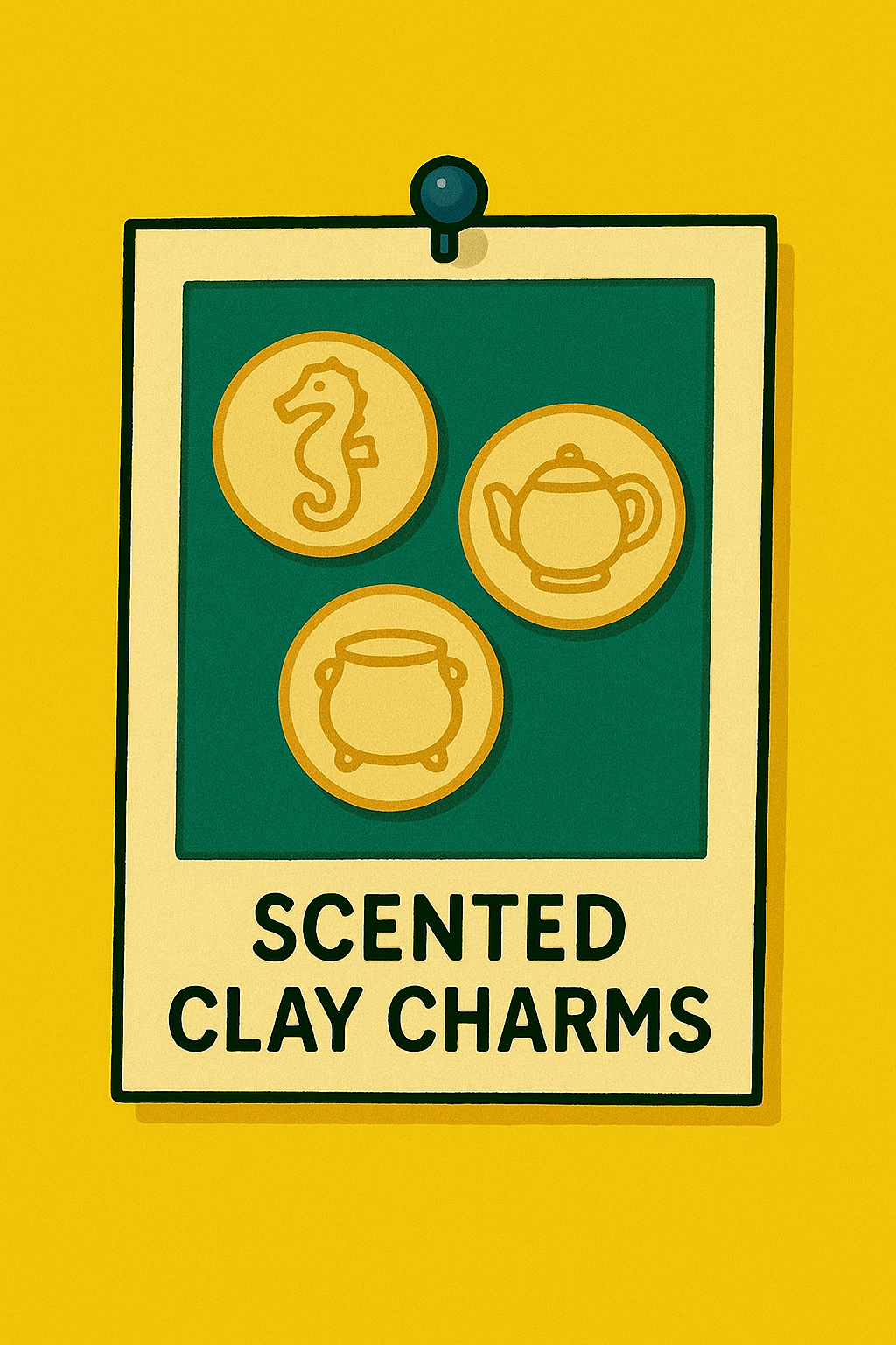 Scented Clay Charm in a Lotus Bloom