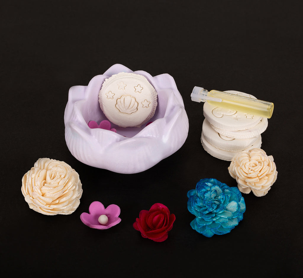 Serena Scented Clay Charm in a Lotus Bloom