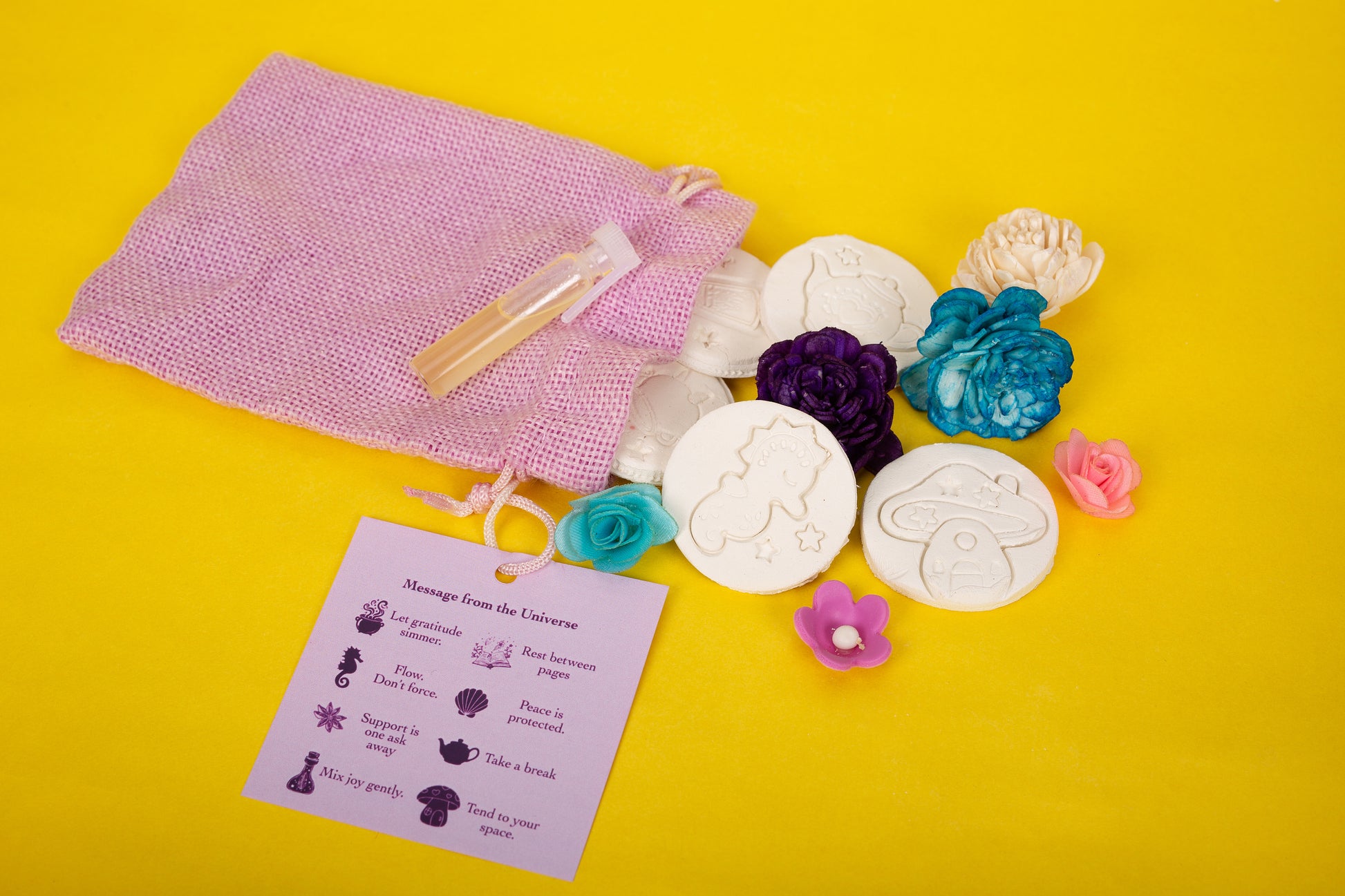 Serena Scented Clay Charm in a Lotus Bloom