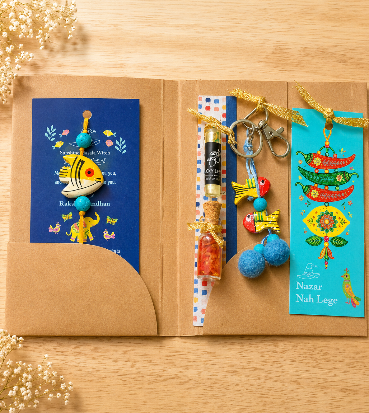 Wildlife Series Rakhi  Mini Ritual — Five Blessings, Five Companions