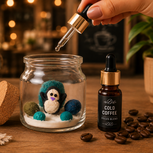 Tiny World Scented Jar – Cold Coffee (Focus Aid)