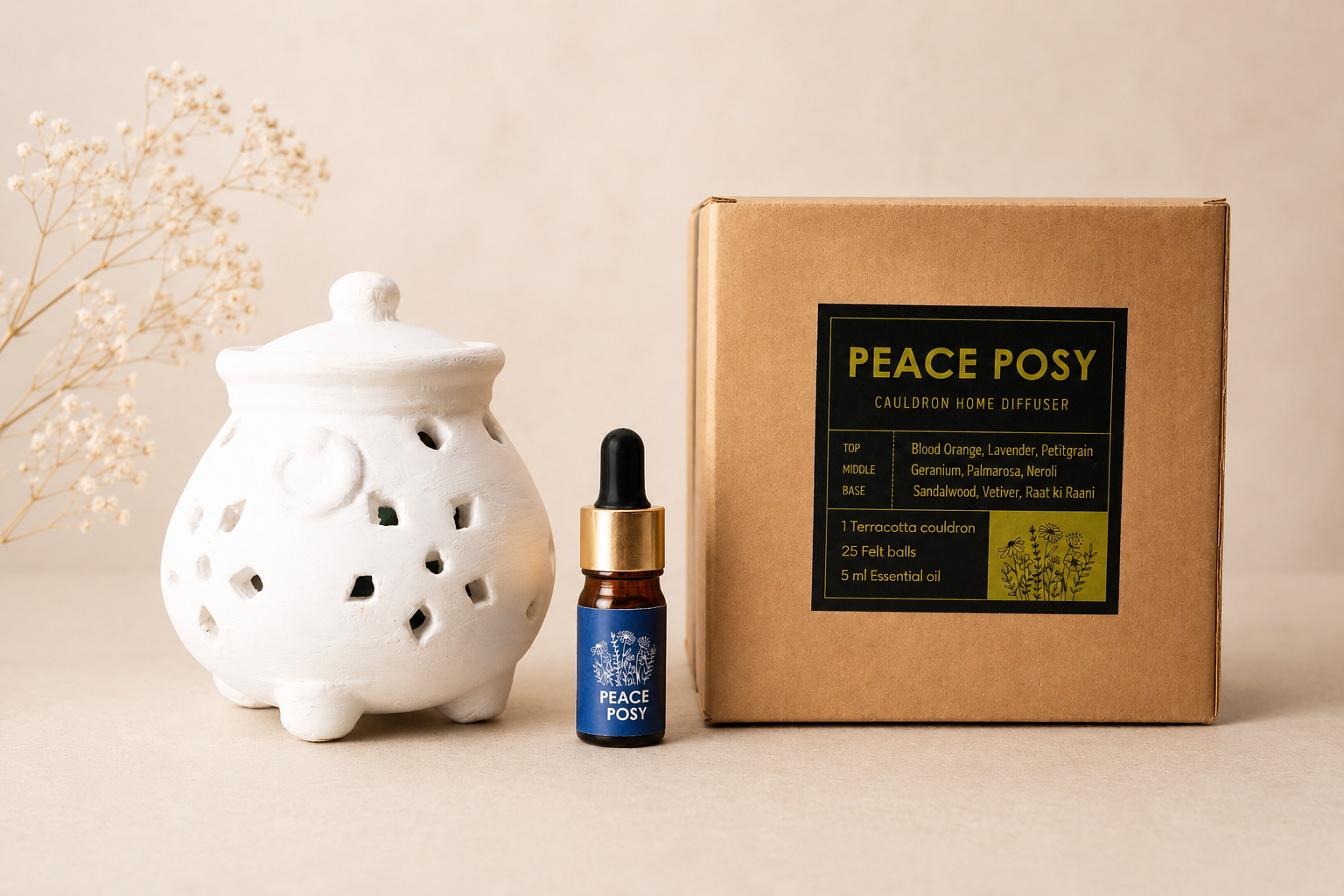 Peace Posy - Cauldron Diffuser