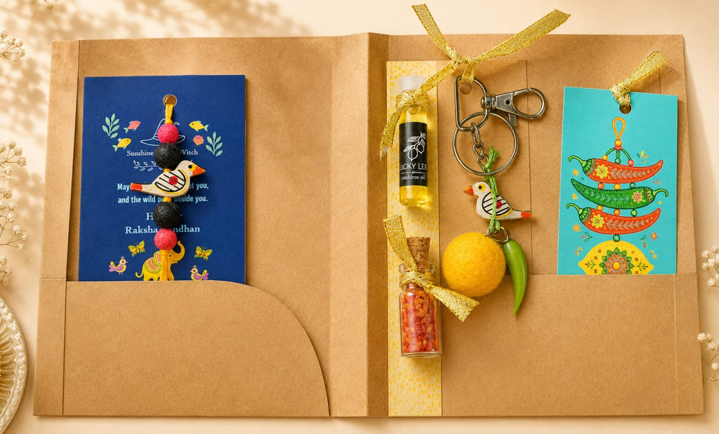 Wildlife Series Rakhi  Mini Ritual — Five Blessings, Five Companions