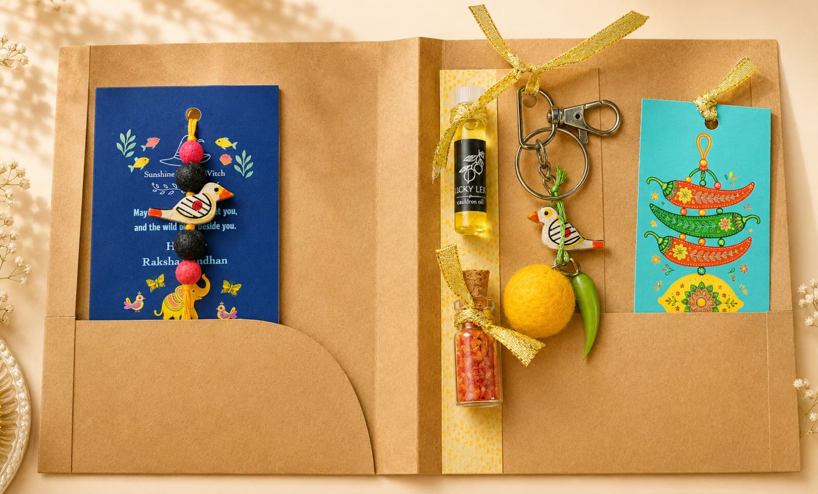 Wildlife Series Rakhi  Mini Ritual — Five Blessings, Five Companions